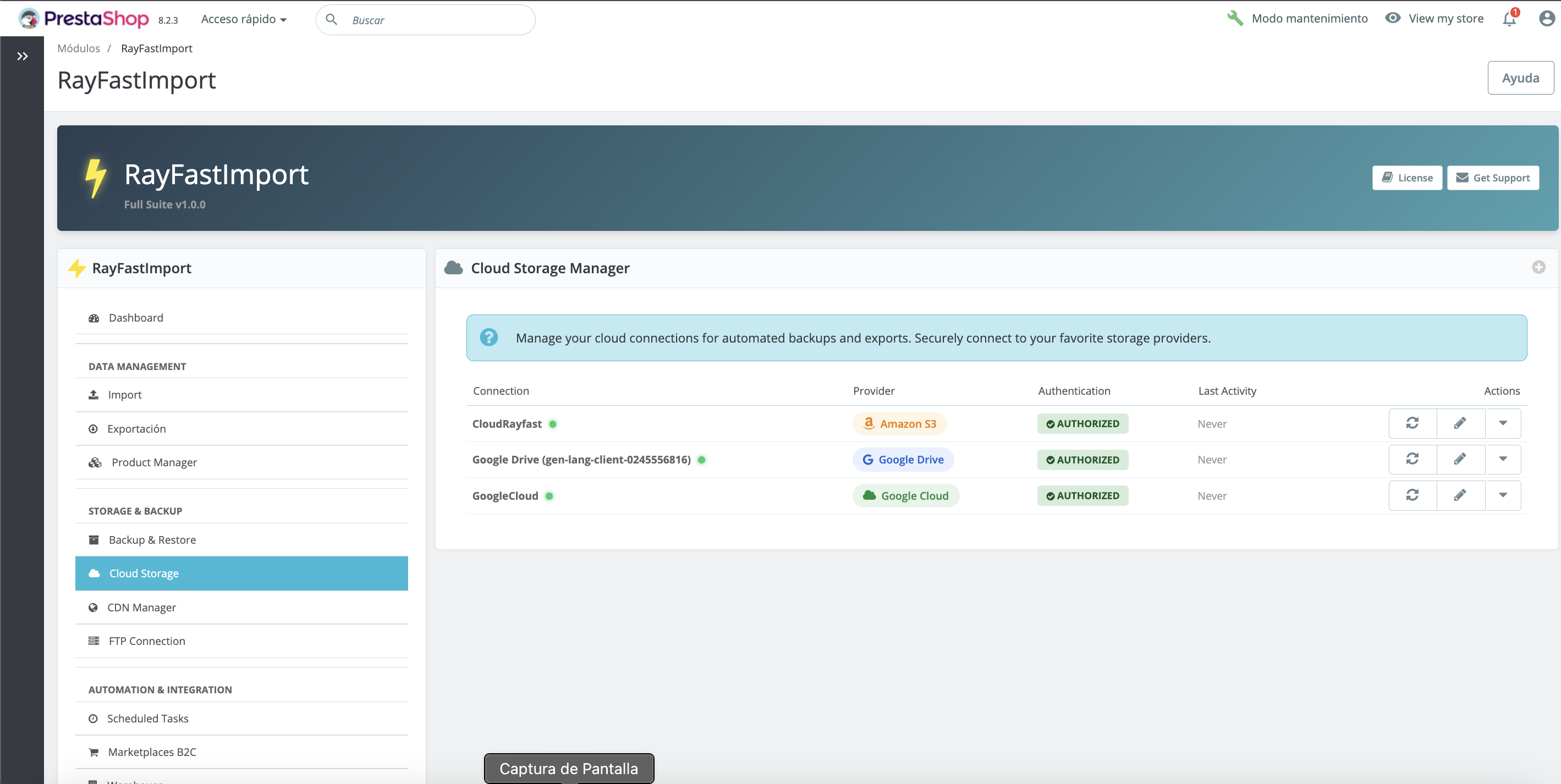 Cloud Storage Manager