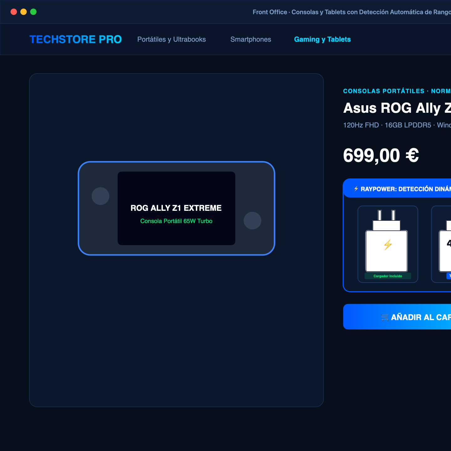 Consolas y Tablets con Rango Dinámico de Potencia
